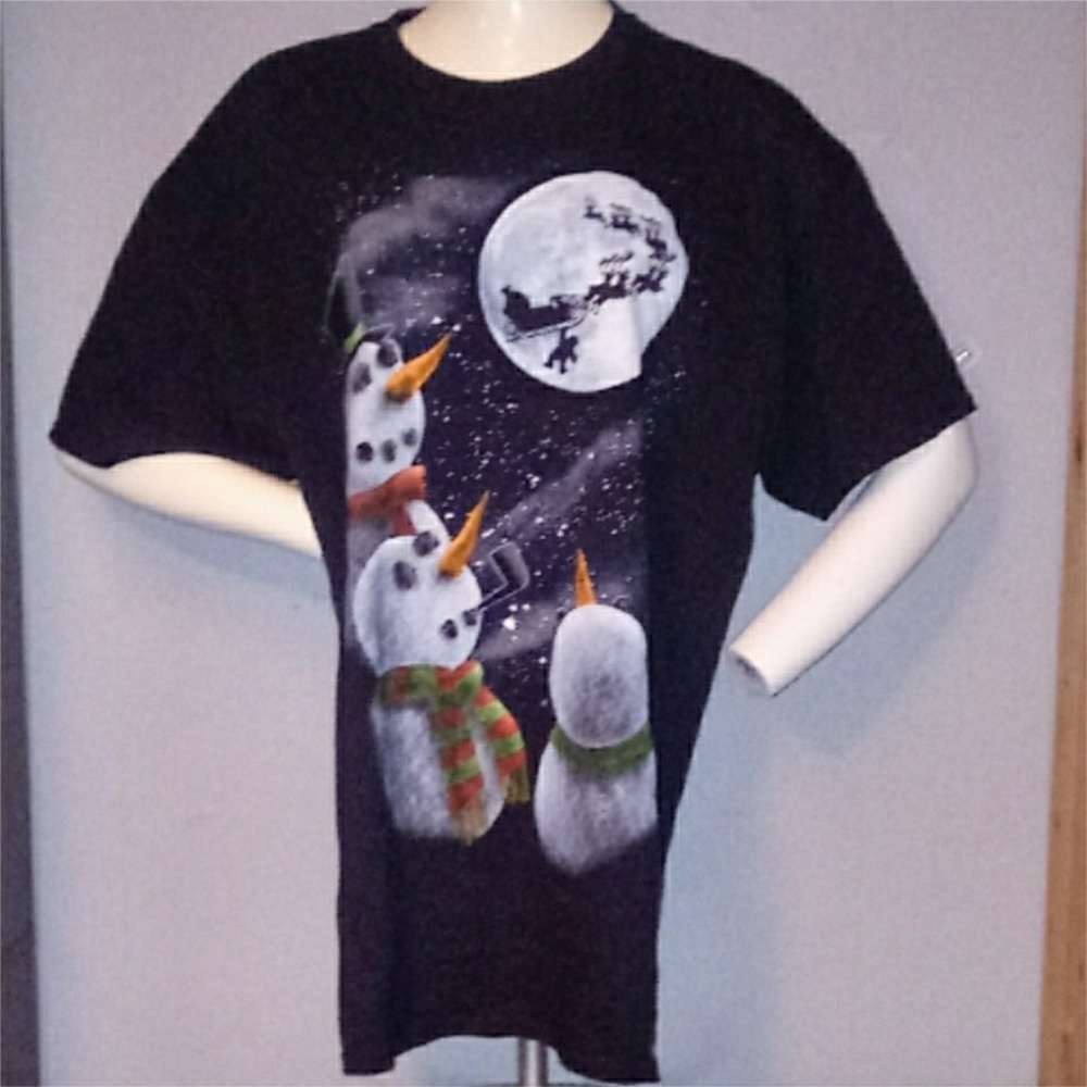Dec 25th Snowman Short Sleeve Shirt